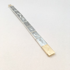 Armband - ZahaSilver, 18k guld, stål